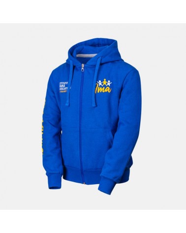 Felpa invernale zip cappuccio