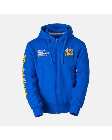 Felpa invernale zip cappuccio