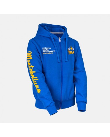 Felpa invernale zip cappuccio