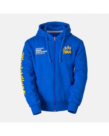 Felpa estiva zip cappuccio