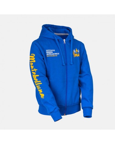 Felpa estiva zip cappuccio